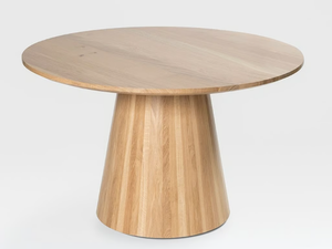 OLGA - Round solid wood dining table _ Liqui Contracts